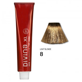 Фарба для волосся 8 Divina.XL light blonde (світло-русий натуральний)