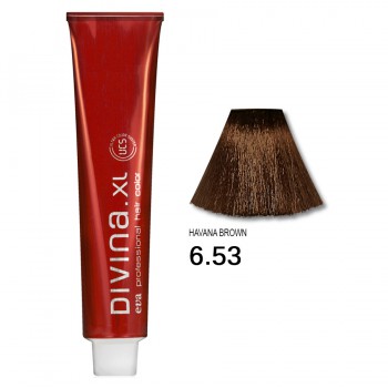 Фарба для волосся 6.53 Divina.XL havana brown (темно-русий червоно-золотистий)
