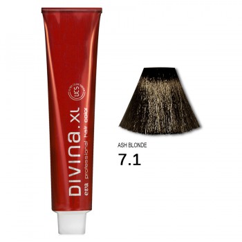 Краска для волос 7.1 Divina. XL 120ml Русый пепельный