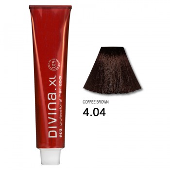 Краска для волос 4.04 Divina. XL 120ml Шатен натуральный медный