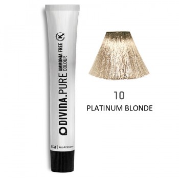 Фарба для волосся 10 Divina.Pure platinum blonde (блонд натуральний)