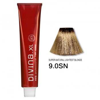 Краска для волос 9.0SN Divina. XL 120ml Темный блондин натуральный теплый
