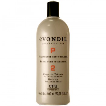 Завивка для поврежденных волос Evondil Quaternium  «2» for dyed hair 600ml