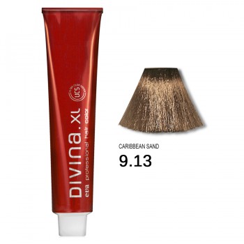Фарба для волосся 9.13 Divina.XL caribbean sand (темний блондин попелясто-золотий)