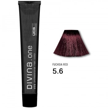 Фарба для волосся 5.6 Divina.Оne fuchsia red (шатен світлий червоний)
