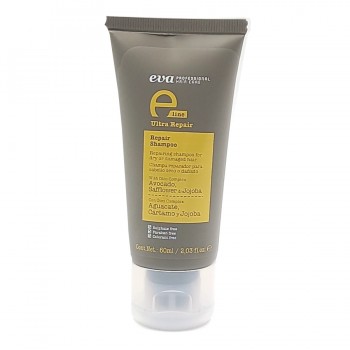 Шампунь відновлювальний для сухого та пошкодженого волосся Repair Shampoo e-line 60ml