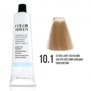 Фарба для волосся 10.1 Color Sheen екстра світлий блондин попелястий 100мл