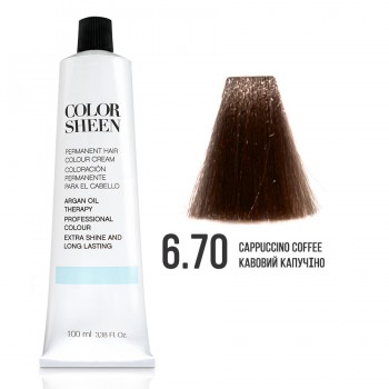 Фарба для волосся 6.70 Color Sheen кавовий капучіно 100мл