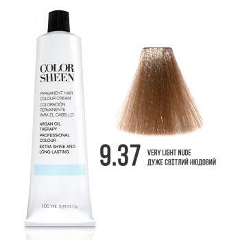 Фарба для волосся 9.37 Color Sheen дуже світлий нюдовий 100мл