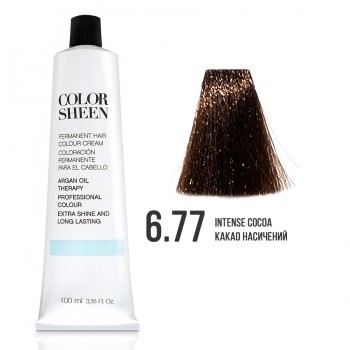 Фарба для волосся 6.77 Color Sheen какао насичений 100мл