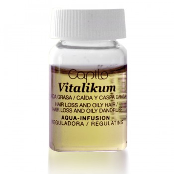 Минерализирующий лосьон для жирной кожи головы Capilo Aqua-infusion Vitalikum #33 (1шт*7ml)