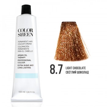 Фарба для волосся 8.7 Color Sheen світлий шоколад 100мл