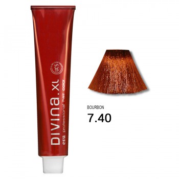 Краска для волос 7.40 Divina. XL 120ml Русый медный