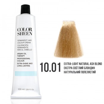 Фарба для волосся 10.01 Color Sheen екстра світлий блондин натуральний попелястий 100мл