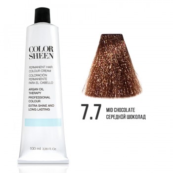 Фарба для волосся 7.7 Color Sheen середній шоколад 100мл
