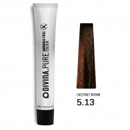 Фарба для волосся 5.13 Divina.Pure chestnut brown (світлий шатен попелясто-золотистий)