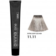 Фарба для волосся 11.11 Divina.Оne extra light iced ash (світлий блондин інтенсивно попелястий)