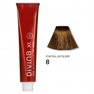 Фарба для волосся 8AT Divina. XL 120ml Світло-русявий для сивини